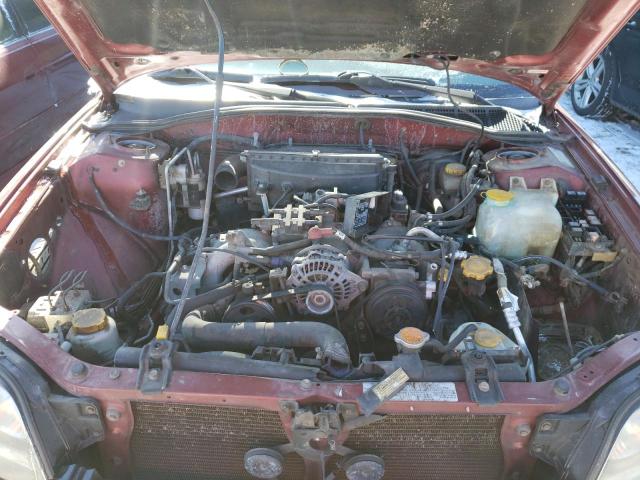 4S3BH675936601124 - 2003 SUBARU LEGACY OUTBACK AWP 勃艮第红 照片 11
