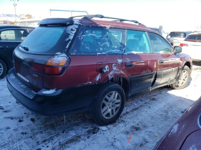 4S3BH675936601124 - 2003 SUBARU LEGACY OUTBACK AWP 勃艮第红 照片 3