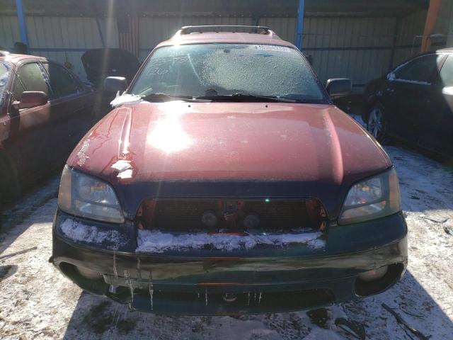 4S3BH675936601124 - 2003 SUBARU LEGACY OUTBACK AWP 勃艮第红 照片 5