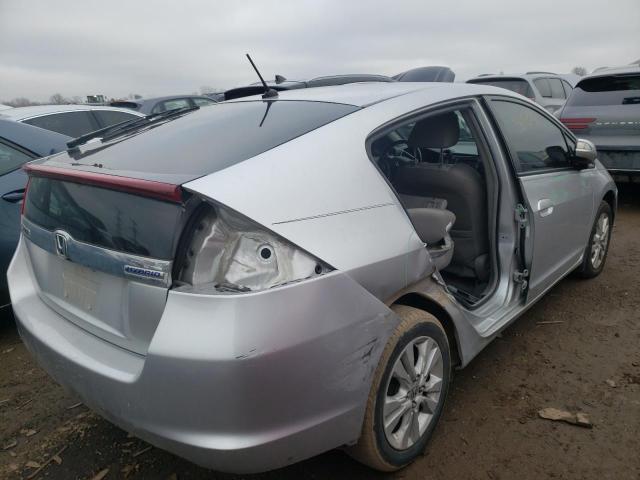 JHMZE2H71DS000314 - 2013 HONDA INSIGHT EX SILVER photo 3