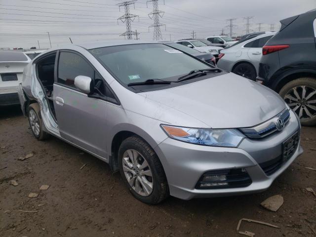 JHMZE2H71DS000314 - 2013 HONDA INSIGHT EX SILVER photo 4