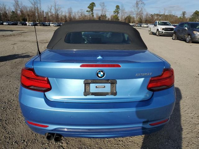 WBA2M7C56KVD51921 - 2019 BMW 230I BLUE photo 6