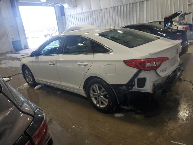 5NPE24AF4FH186101 - 2015 HYUNDAI SONATA SE WHITE photo 2