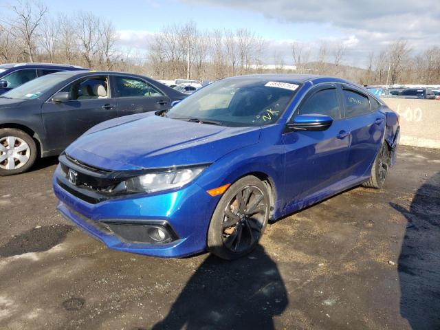2HGFC2F88KH606477 - 2019 HONDA CIVIC SPORT 蓝色 照片 1