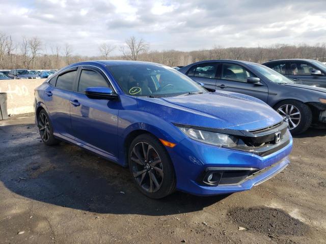 2HGFC2F88KH606477 - 2019 HONDA CIVIC SPORT 蓝色 照片 4