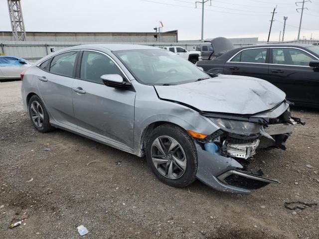 19XFC2F65KE012292 - 2019 HONDA CIVIC LX SILVER photo 4