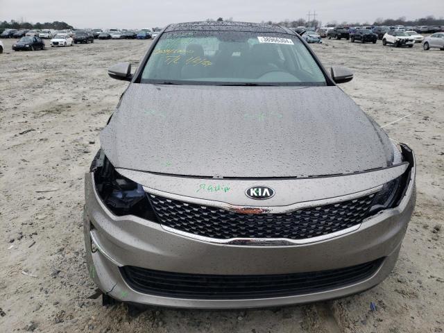 5XXGU4L38GG108133 - 2016 KIA OPTIMA EX GRAY photo 5