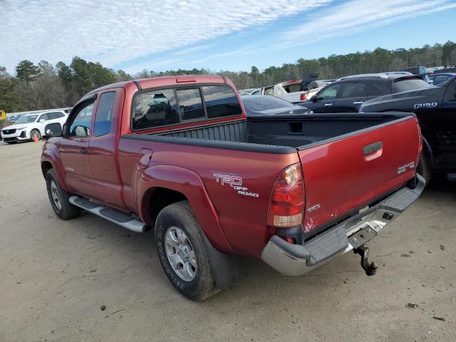 5TETU62NX5Z097681 - 2005 TOYOTA TACOMA PRERUNNER ACCESS CAB RED photo 2