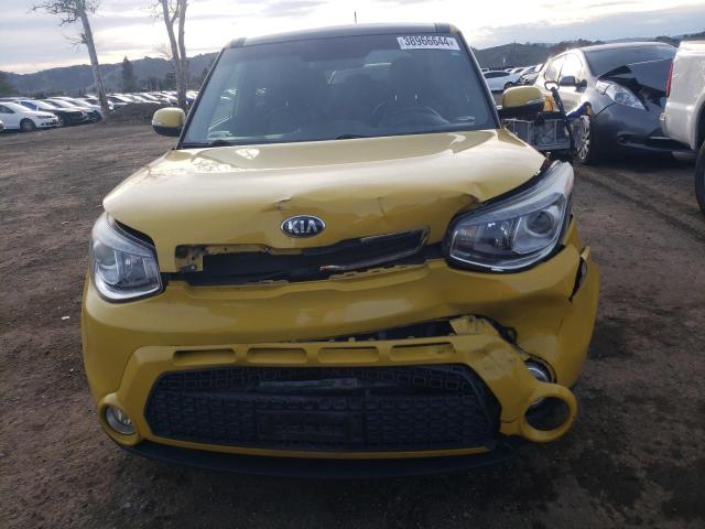 KNDJX3A54E7078713 - 2014 KIA SOUL ! YELLOW photo 5