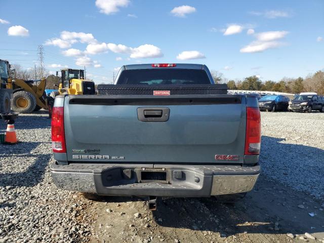 3GTP2VE35BG299444 - 2011 GMC SIERRA K1500 SLE BLUE photo 6