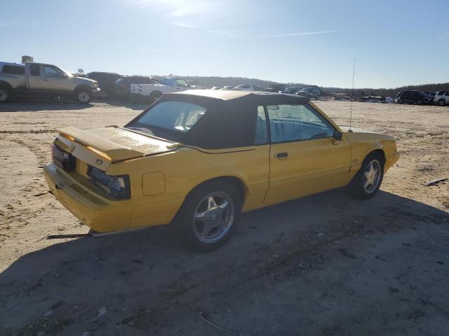 1FACP44EXPF195477 - 1993 FORD MUSTANG LX YELLOW photo 3