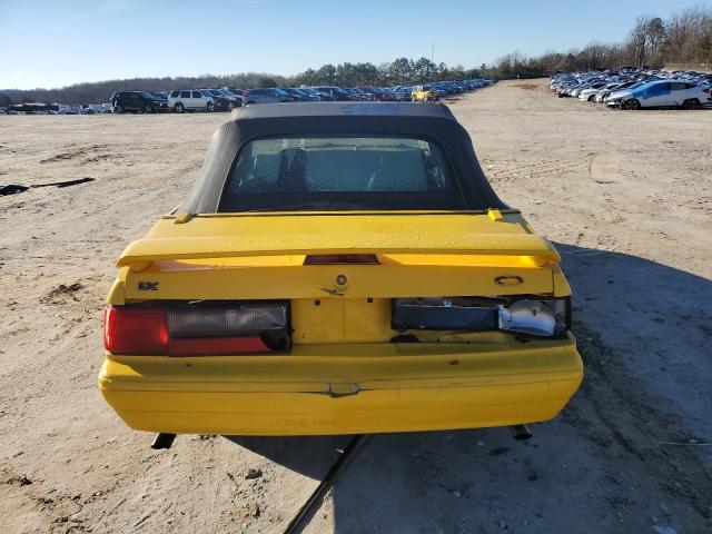1FACP44EXPF195477 - 1993 FORD MUSTANG LX YELLOW photo 6