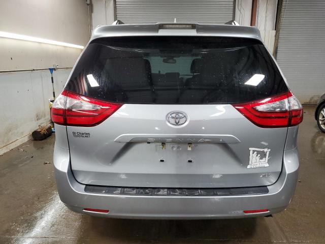 5TDYZ3DCXLS086336 - 2020 TOYOTA SIENNA XLE SILVER photo 6