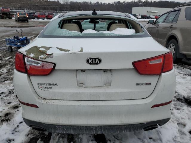 5XXGN4A76EG307794 - 2014 KIA OPTIMA EX WHITE photo 6