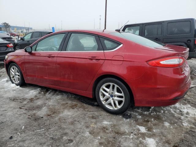 3FA6P0H72FR292241 - 2015 FORD FUSION SE RED photo 2