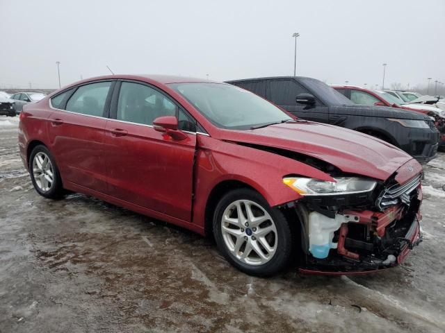 3FA6P0H72FR292241 - 2015 FORD FUSION SE RED photo 4