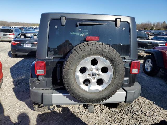 1C4BJWEG7EL258102 - 2014 JEEP WRANGLER U SAHARA BLACK photo 6