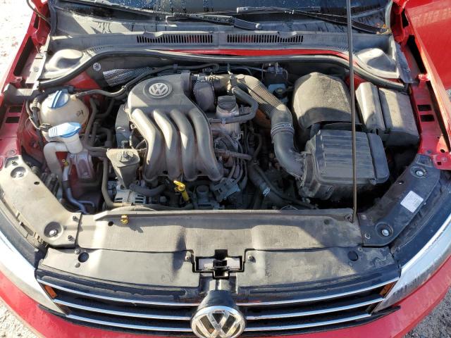 3VW2K7AJ6FM411523 - 2015 VOLKSWAGEN JETTA BASE 红色 照片 11