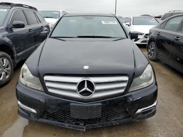 WDDGF4HB4DR260144 - 2013 MERCEDES-BENZ C 250 BLACK photo 5