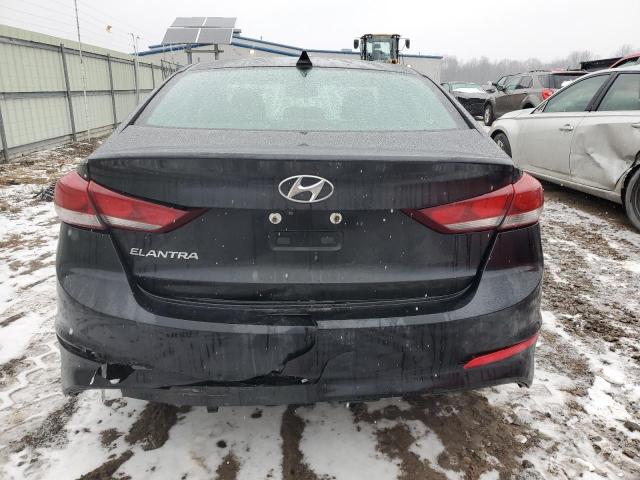 KMHD84LF3HU240788 - 2017 HYUNDAI ELANTRA SE BLACK photo 6