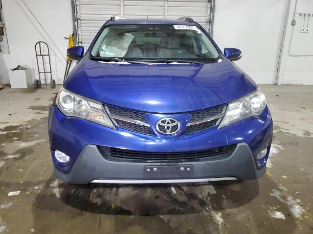 2T3RFREV6FW351742 - 2015 TOYOTA RAV4 XLE BLUE photo 5