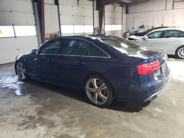 WAUF2AFC8EN005904 - 2014 AUDI S6 BLUE photo 2