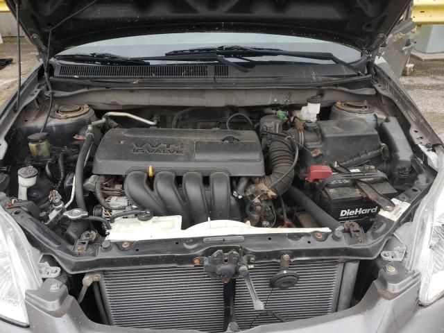 2T1KR32E34C194561 - 2004 TOYOTA COROLLA MA XR GRAY photo 12