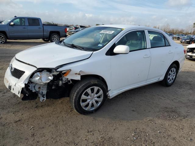 1NXBU4EEXAZ227016 - 2010 TOYOTA COROLLA BASE WHITE photo 1