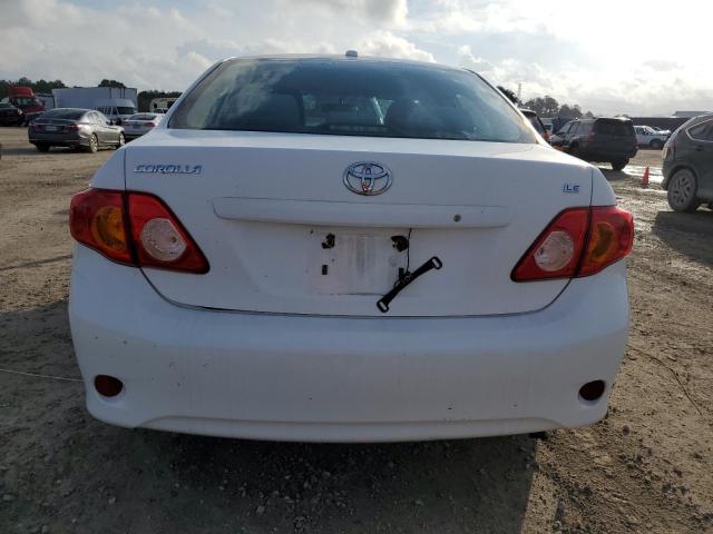 1NXBU4EEXAZ227016 - 2010 TOYOTA COROLLA BASE WHITE photo 6