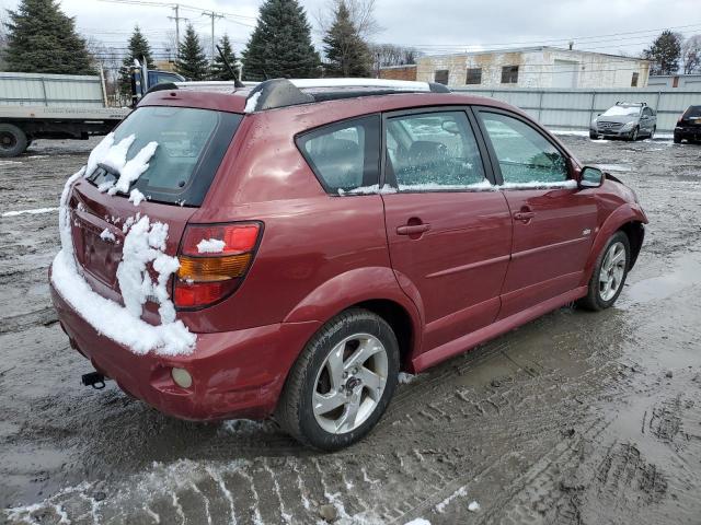 5Y2SL65826Z462324 - 2006 PONTIAC VIBE RED photo 3