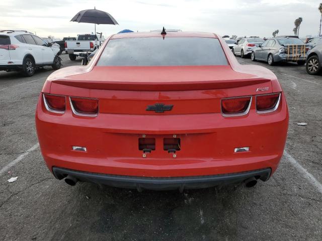 2G1FF1EV0A9227675 - 2010 CHEVROLET CAMARO LT RED photo 6