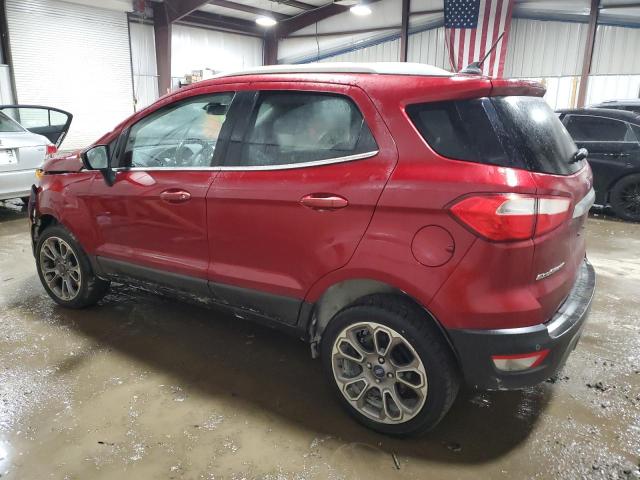 MAJ6P1WL7JC245123 - 2018 FORD ECOSPORT TITANIUM RED photo 2