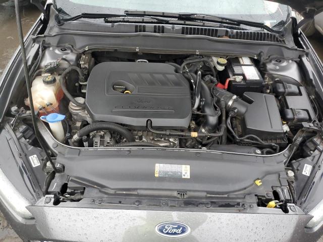 3FA6P0HD4ER204584 - 2014 FORD FUSION SE GRAY photo 11