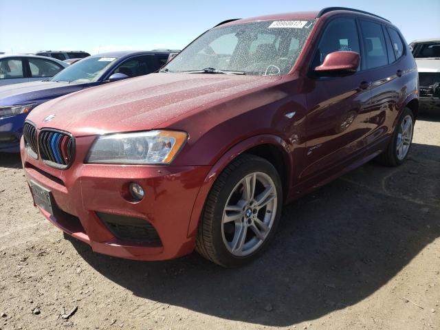 5UXWX9C56D0A13151 - 2013 BMW X3 XDRIVE28I RED photo 2