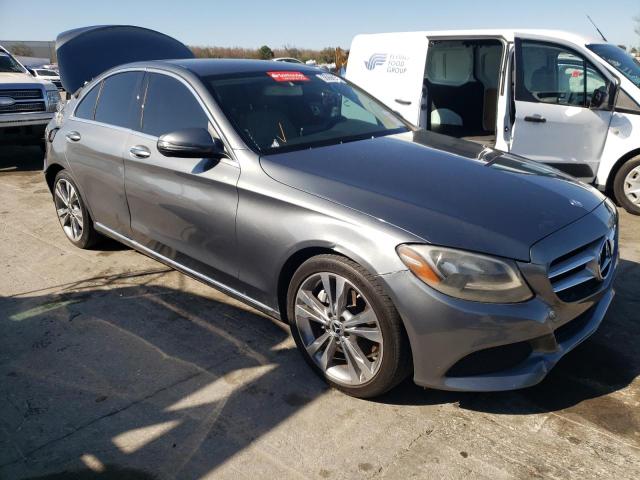 55SWF4JB2HU210871 - 2017 MERCEDES-BENZ C 300 GRAY photo 4