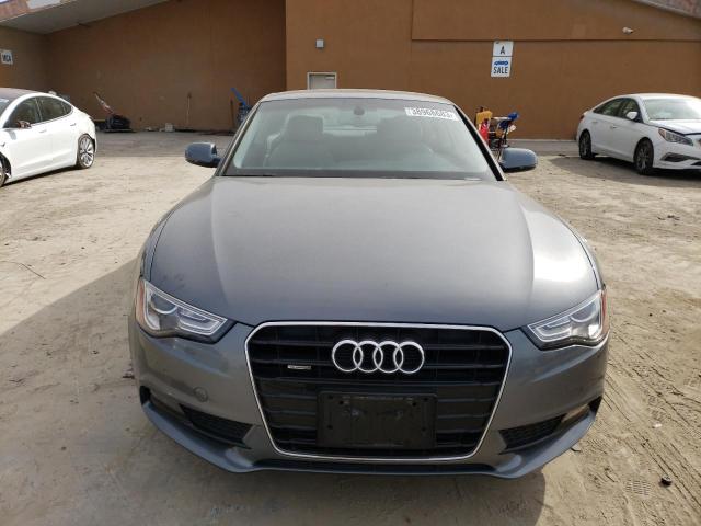 WAURFAFR7DA034208 - 2013 AUDI A5 PREMIUM PLUS GRAY photo 5