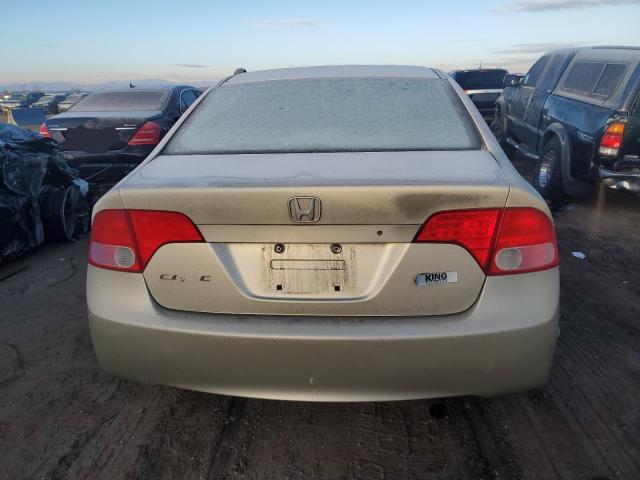 1HGFA16527L105679 - 2007 HONDA CIVIC LX GOLD photo 6