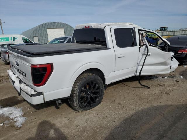 1FTEW1EP3MKD33108 - 2021 FORD F150 SUPERCREW WHITE photo 3