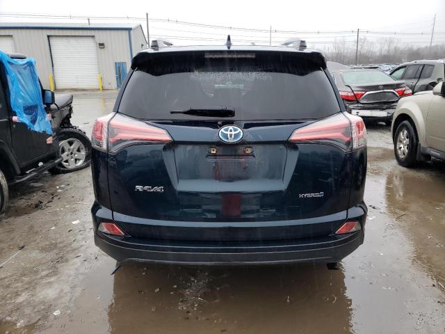 JTMRJREV2JD226838 - 2018 TOYOTA RAV4 HV LE BLUE photo 6