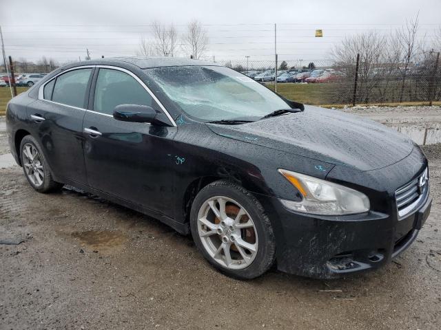 1N4AA5AP2EC444096 - 2014 NISSAN MAXIMA S BLACK photo 4