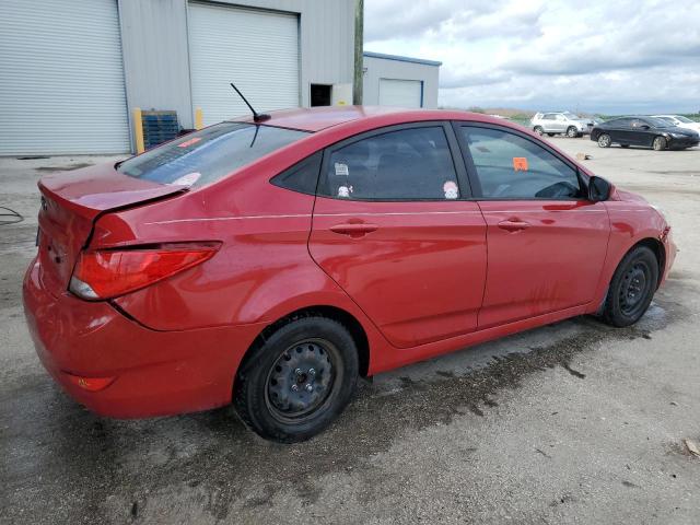 KMHCT4AE7GU158419 - 2016 HYUNDAI ACCENT SE RED photo 3