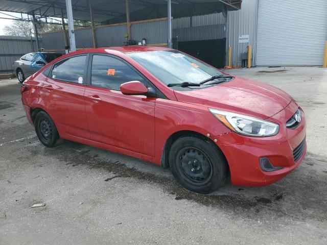 KMHCT4AE7GU158419 - 2016 HYUNDAI ACCENT SE RED photo 4