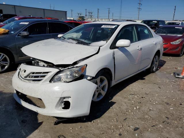 5YFBU4EE5DP094090 - 2013 TOYOTA COROLLA BASE WHITE photo 1