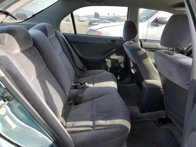 2HGEJ6618YH540386 - 2000 HONDA CIVIC BASE TEAL photo 10