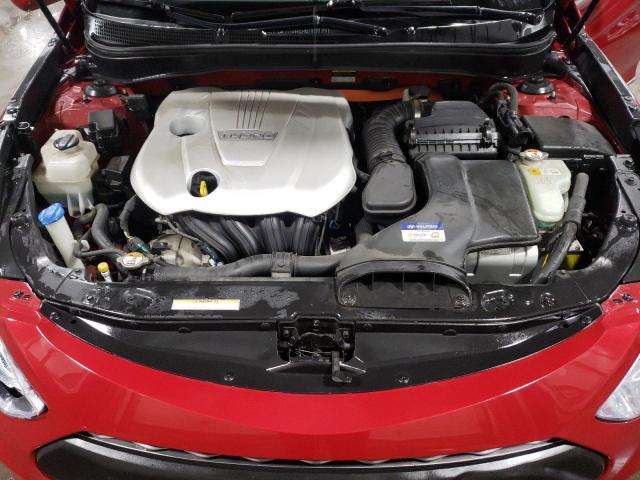 KMHEC4A49CA036446 - 2012 HYUNDAI SONATA HYBRID RED photo 11