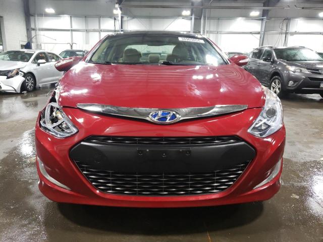 KMHEC4A49CA036446 - 2012 HYUNDAI SONATA HYBRID RED photo 5