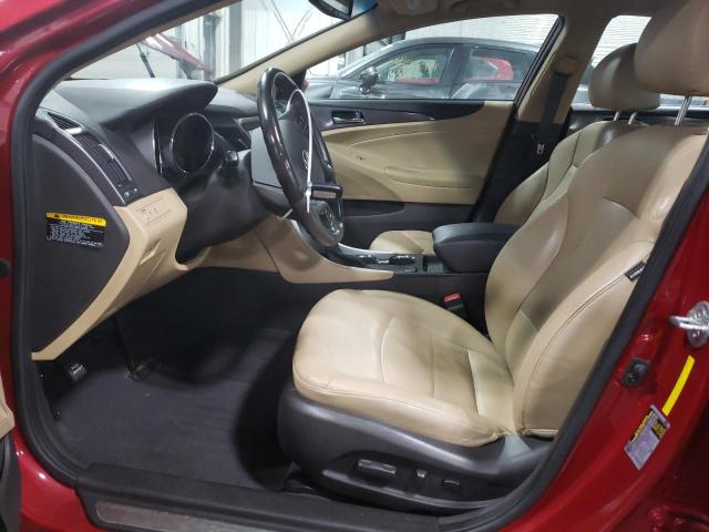 KMHEC4A49CA036446 - 2012 HYUNDAI SONATA HYBRID RED photo 7