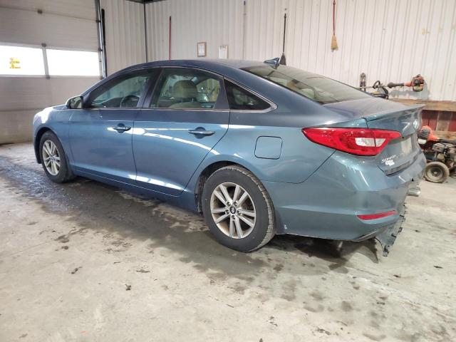 5NPE24AF9FH211266 - 2015 HYUNDAI SONATA SE BLUE photo 2