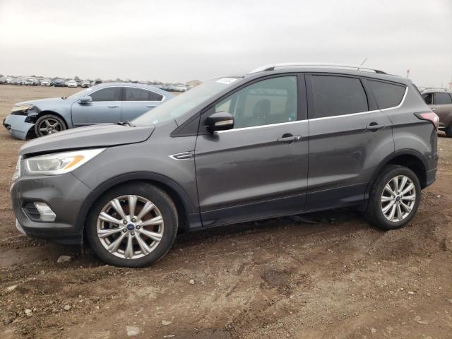 1FMCU0J93HUE01573 - 2017 FORD ESCAPE TITANIUM GRAY photo 1