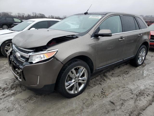 2FMDK4KC0DBB84222 - 2013 FORD EDGE LIMITED GRAY photo 1